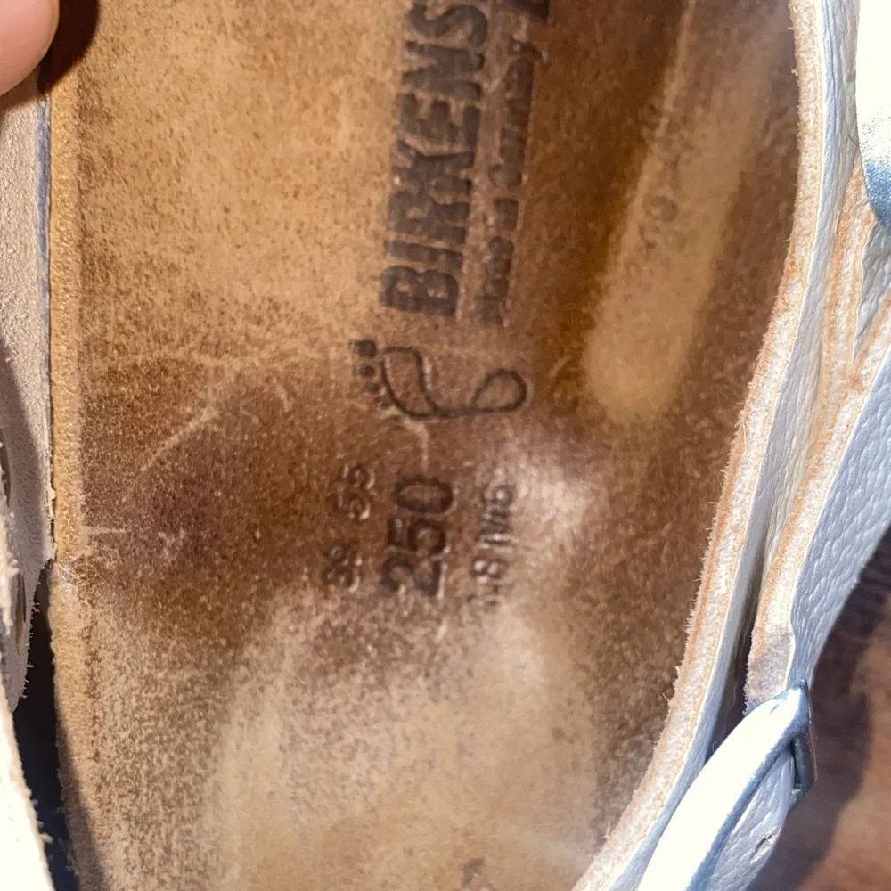 Birkenstock Cream Mules & Clogs - Picture 15 of 16